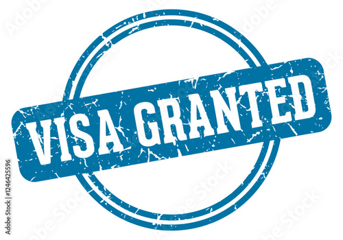 visa granted stamp