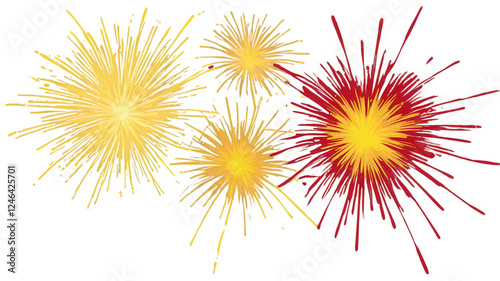 Explosive,yellow,brush,strokes,creating,a,high-energy,artistic,display