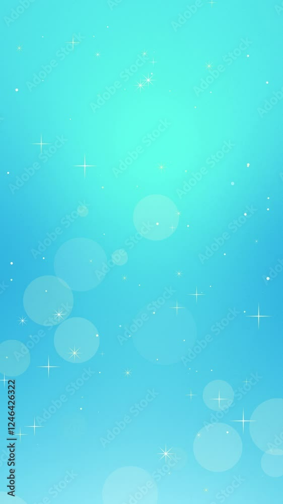 Vertical beautiful glittering gradation loop background (light blue) Vertical beautiful glittering gradation loop background (light blue)