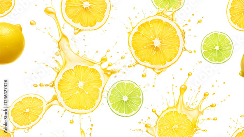 orange slices on transparent 