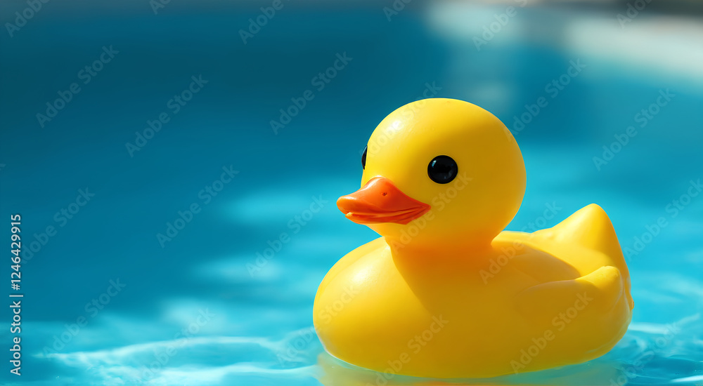 yellow rubber duck in water yellow rubber duck in water