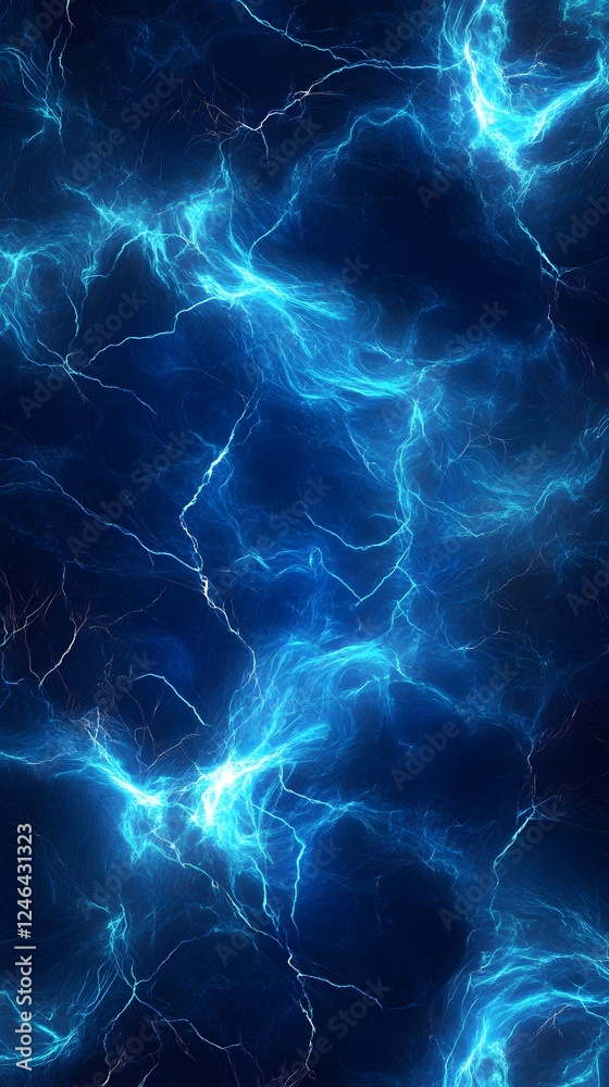 Fototapeta premium Lightning in the sky, electric discharge 