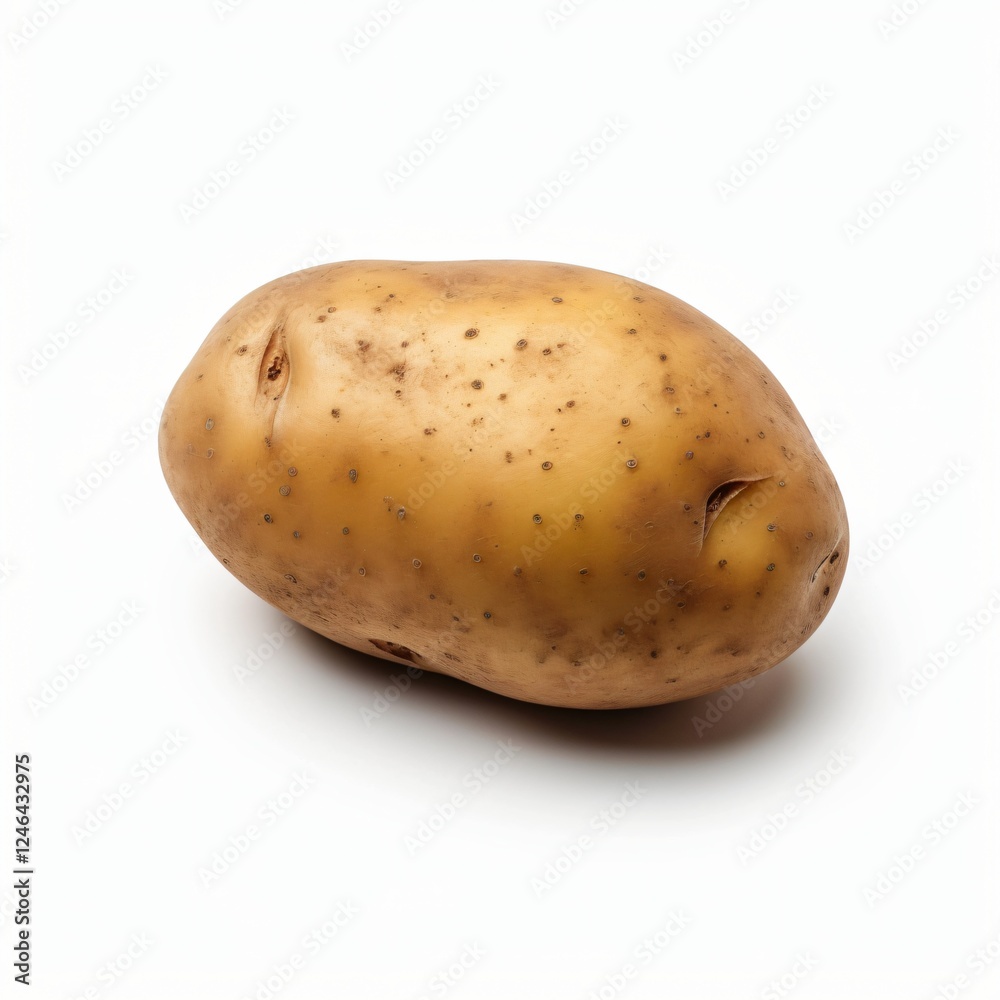 Freshly Harvested Brown Potato Ready for Cooking in a Rustic Kitchen Setting. Generative AI Freshly Harvested Brown Potato Ready for Cooking in a Rustic Kitchen Setting. Generative AI