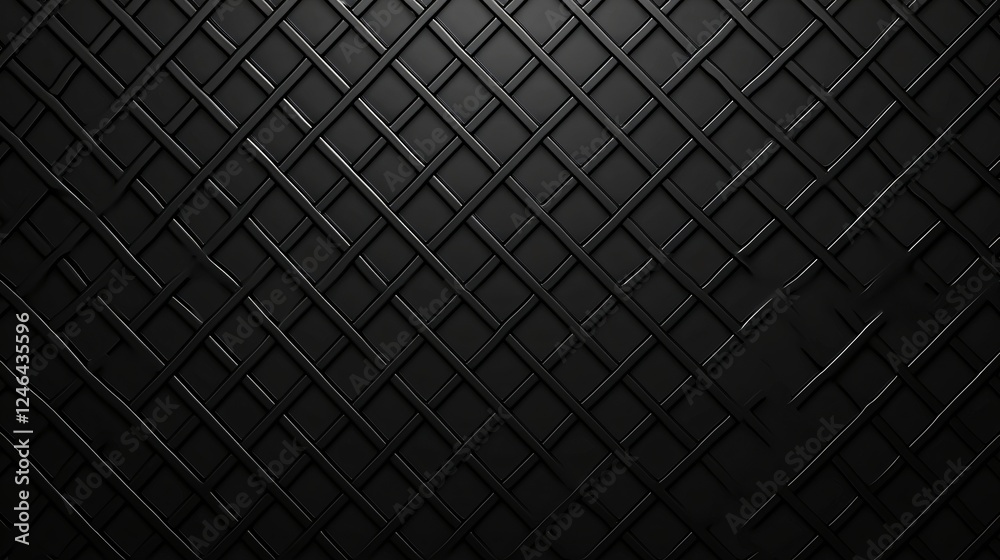 Intricate Dark Interwoven Grid Design Dark Woven Background Decorative Structure 3D Abstract Texture Intricate Dark Interwoven Grid Design Dark Woven Background Decorative Structure 3D Abstract Texture