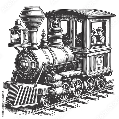 old train locomotive