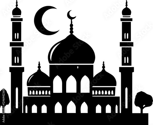 Mosque Victor Silhouettes