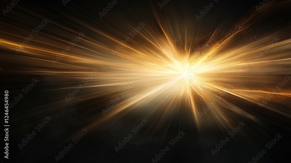 Bright Radiance Burst with Golden Light Effects Bright Radiance Burst with Golden Light Effects