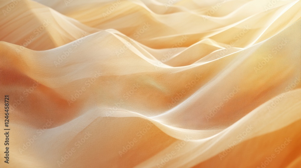 Obraz premium Golden abstract gradient with smooth transitions, subtle textures, and layered polygonal depth.