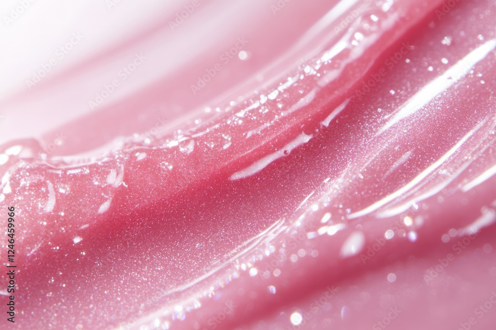 Image of Fresh lip gloss smear of bright pink color. Texture for background usage Image of Fresh lip gloss smear of bright pink color. Texture for background usage