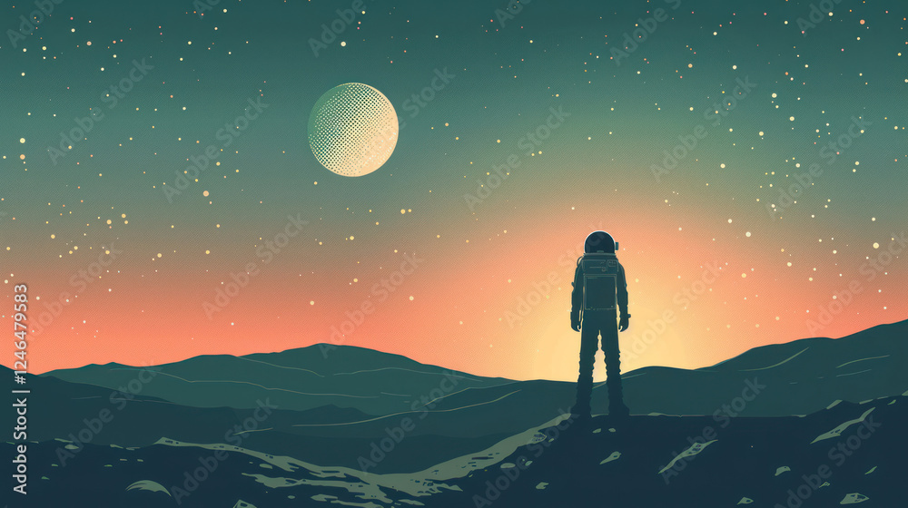 Minimalist Space themed congratulations with clean lines, soft tones, and an uplifting message Minimalist Space themed congratulations with clean lines, soft tones, and an uplifting message