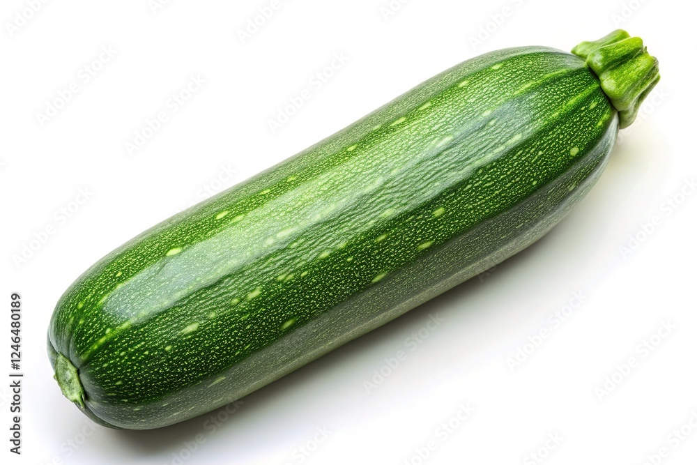 Close-up, isolated aerial view of fresh, organic zucchini. Close-up, isolated aerial view of fresh, organic zucchini.
