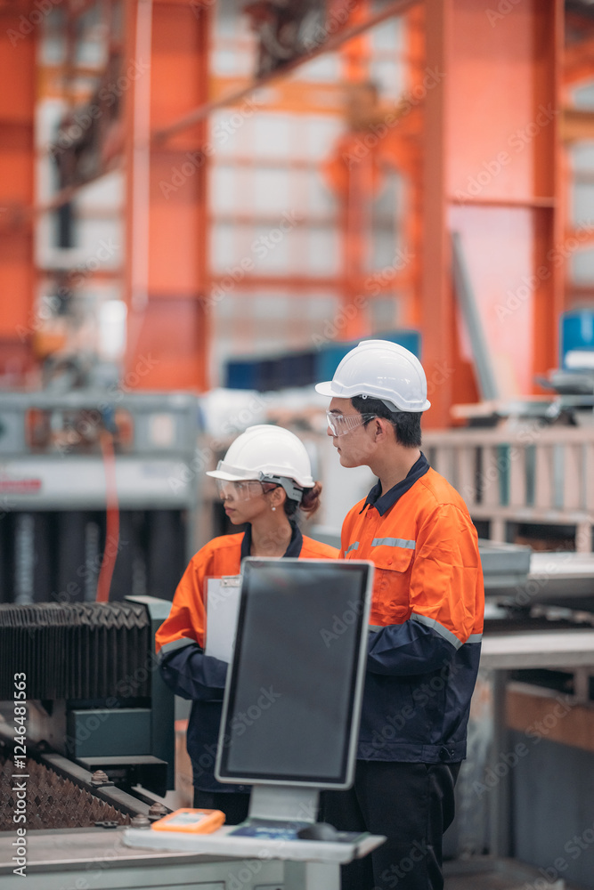 Technical Review at Metal Sheet Factory Technical Review at Metal Sheet Factory