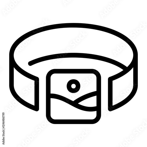 panoramic view line icon