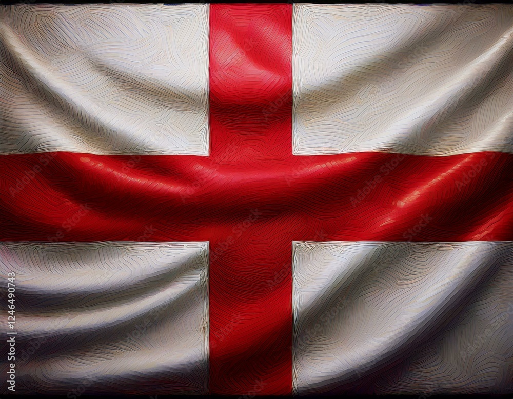 Fototapeta premium 3D Flagge England