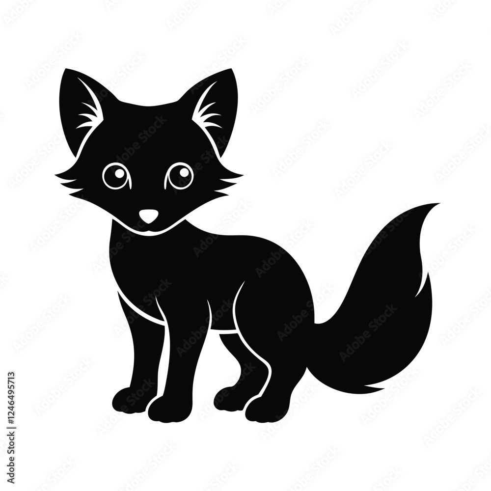 Obraz premium vector illustration of a cat