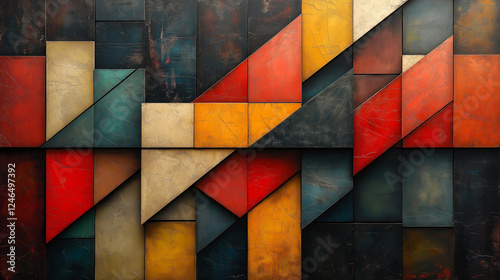 Geometric Abstraction: A Symphony of Shapes and Colors