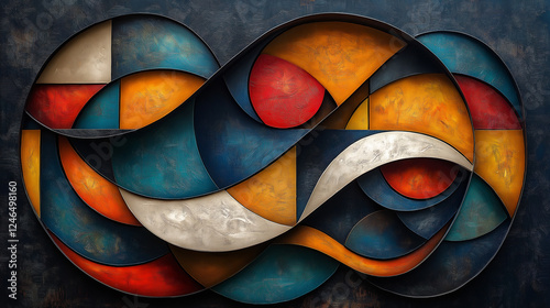 Harmonic Geometry: A Fusion of Color and Form