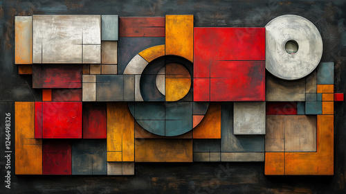 Harmonic Geometry: A Fusion of Color and Form