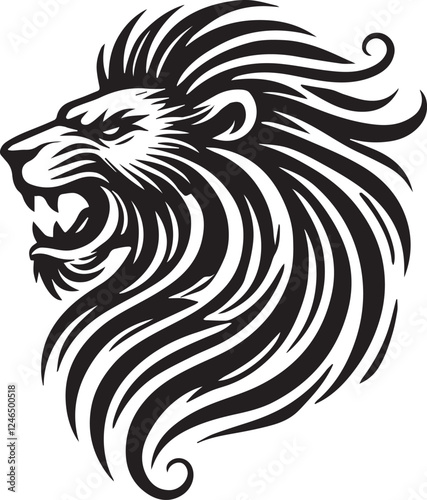 Wallpaper Mural Majestic Lion in the Wild Torontodigital.ca