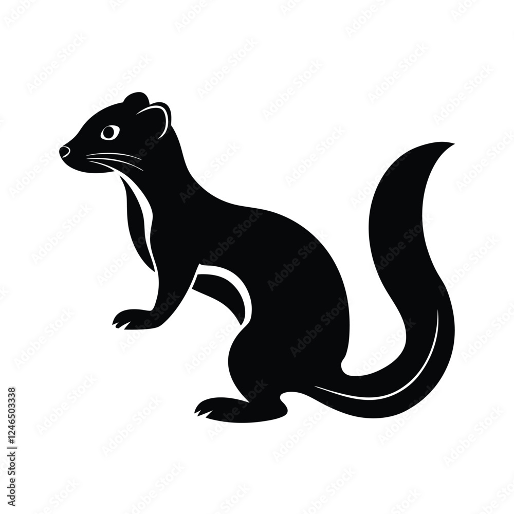 Fototapeta premium vector illustration of a cat