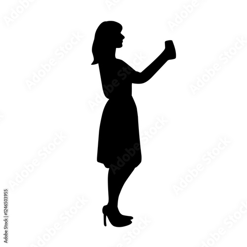 silhouette illustrations of drinking