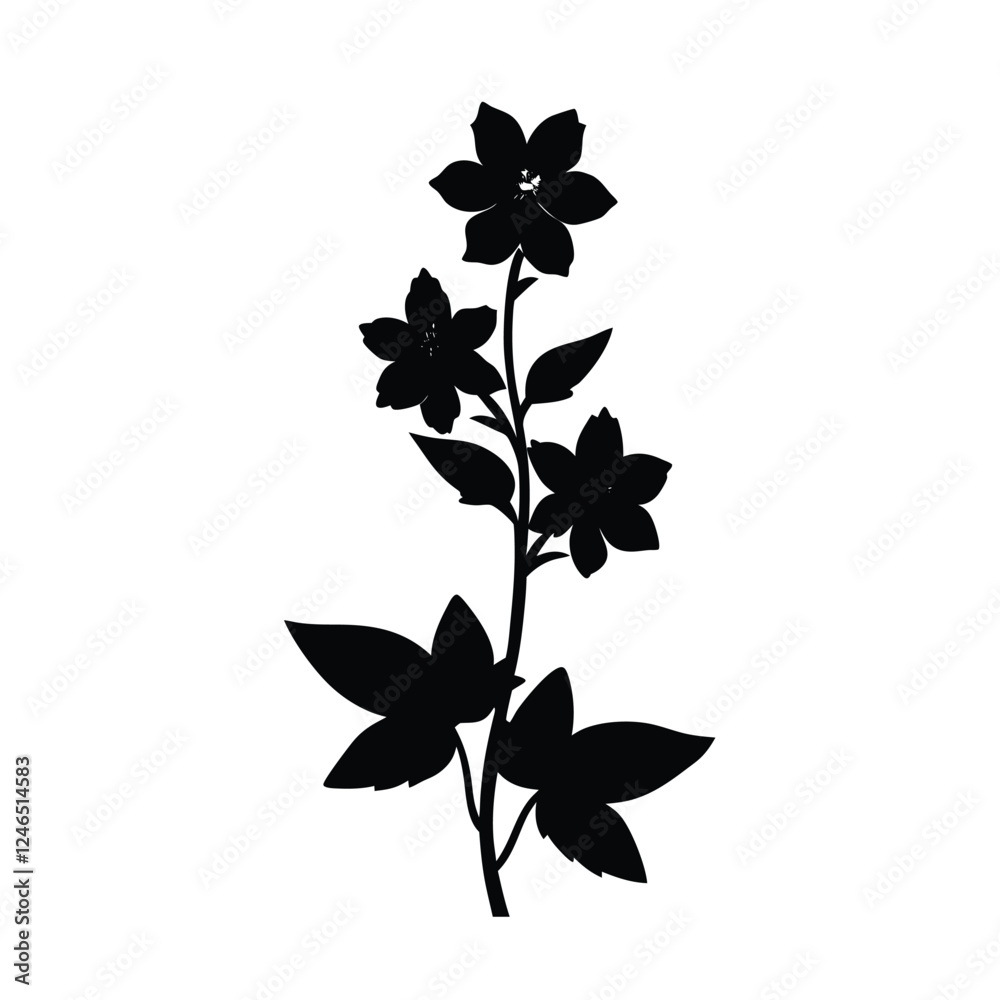 Obraz premium vector illustration of a flower