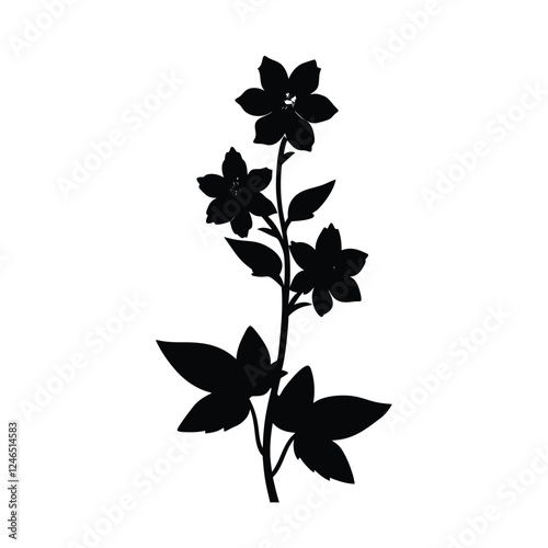 vector illustration of a flower