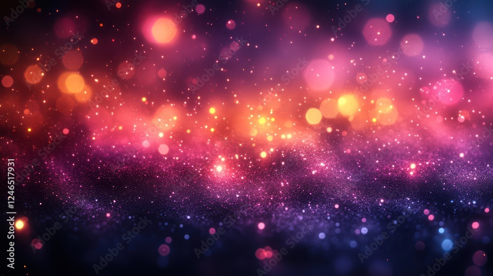 Enchanted Sparkle: A Magical Abstract Universe of Shimmering Lights and Vivid Colors Enchanted Sparkle: A Magical Abstract Universe of Shimmering Lights and Vivid Colors