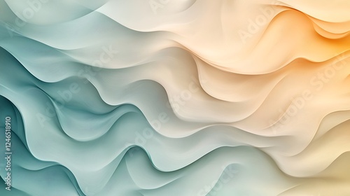 Abstract background with pastel colors swirling wave