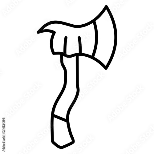 Axe Outline Icon