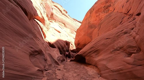 Discovering the vibrant colors and shapes of Antelope Canyon, a natural wonder carved deep into the Arizona desert.