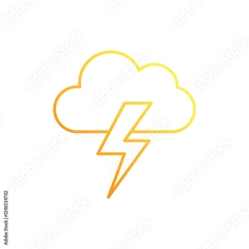 Stormy Weather vector icon