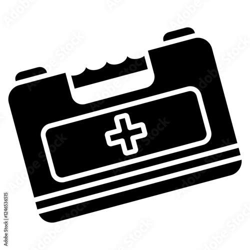 First Aid Kit Glyph Icon