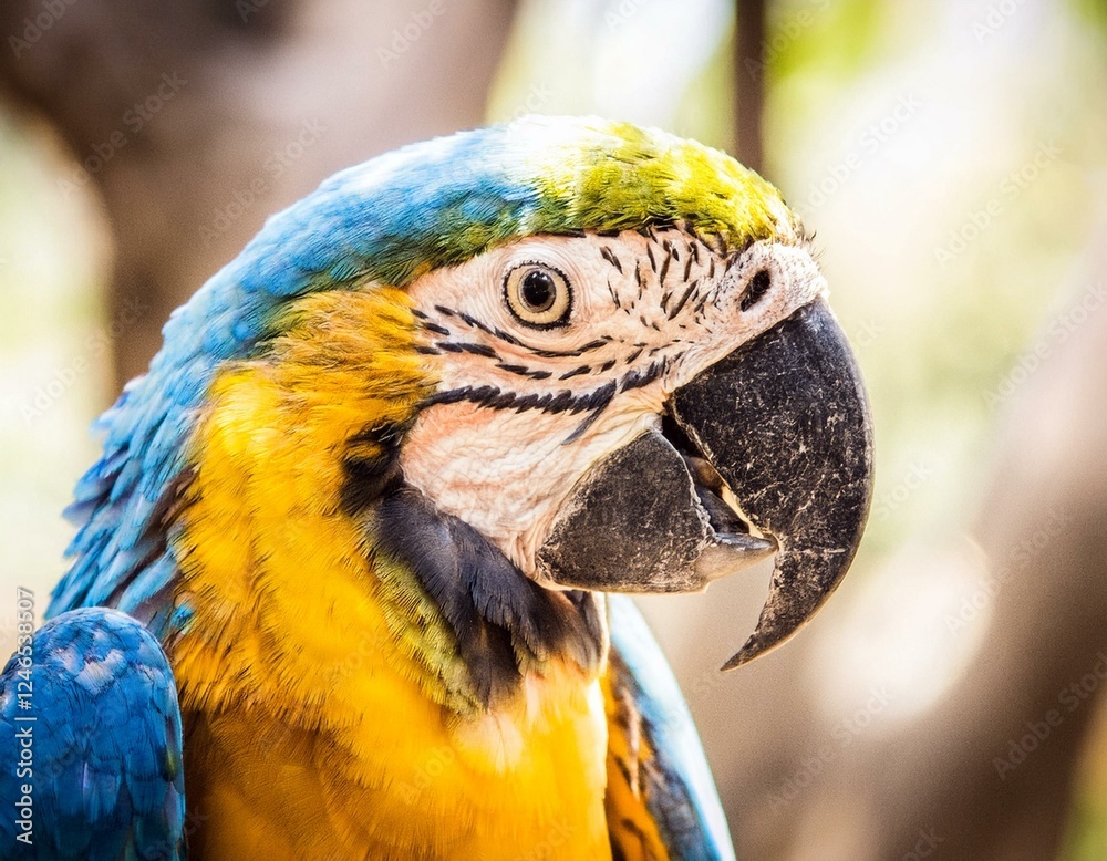 A close up shot of a beautiful parrot A close up shot of a beautiful parrot