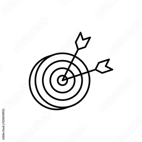 Goal vector icon
