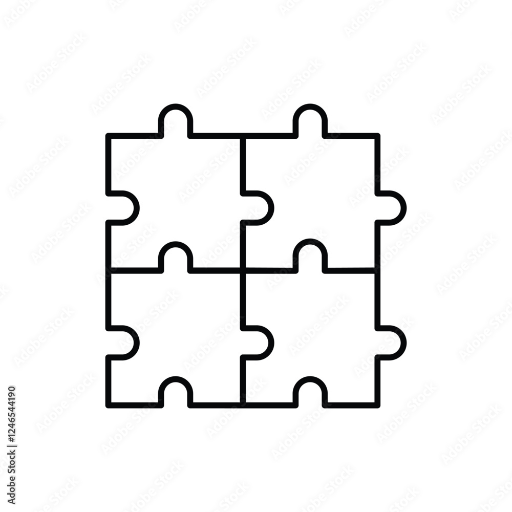 Integration vector icon Integration vector icon