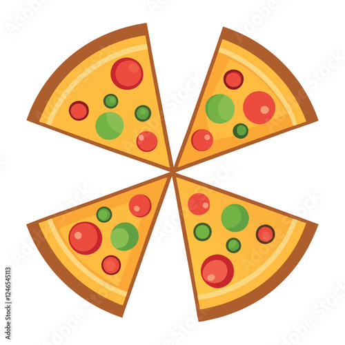 PizzaSlice  Illustration