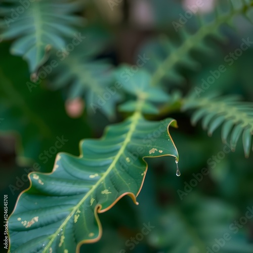 close up of a leaf