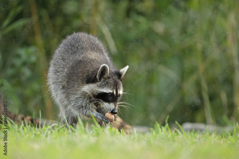 Obraz premium Szop pracz, szop amerykański, (Procyon lotor), raccoon