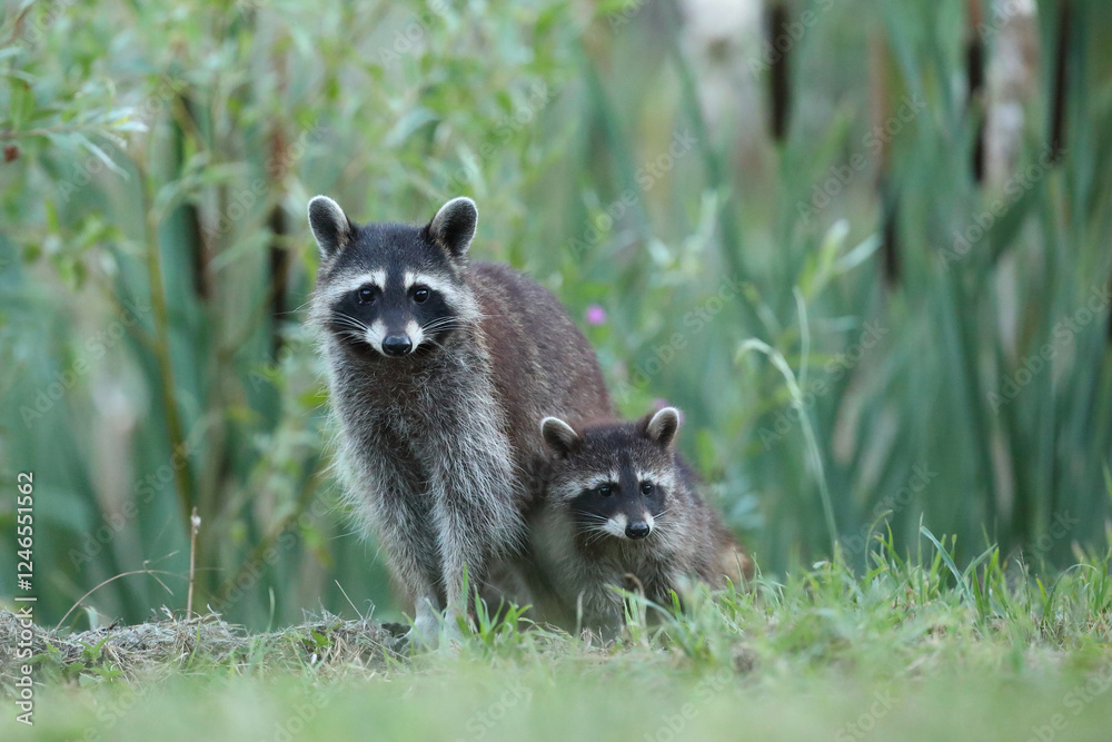 Szop pracz, szop amerykański, (Procyon lotor), raccoon