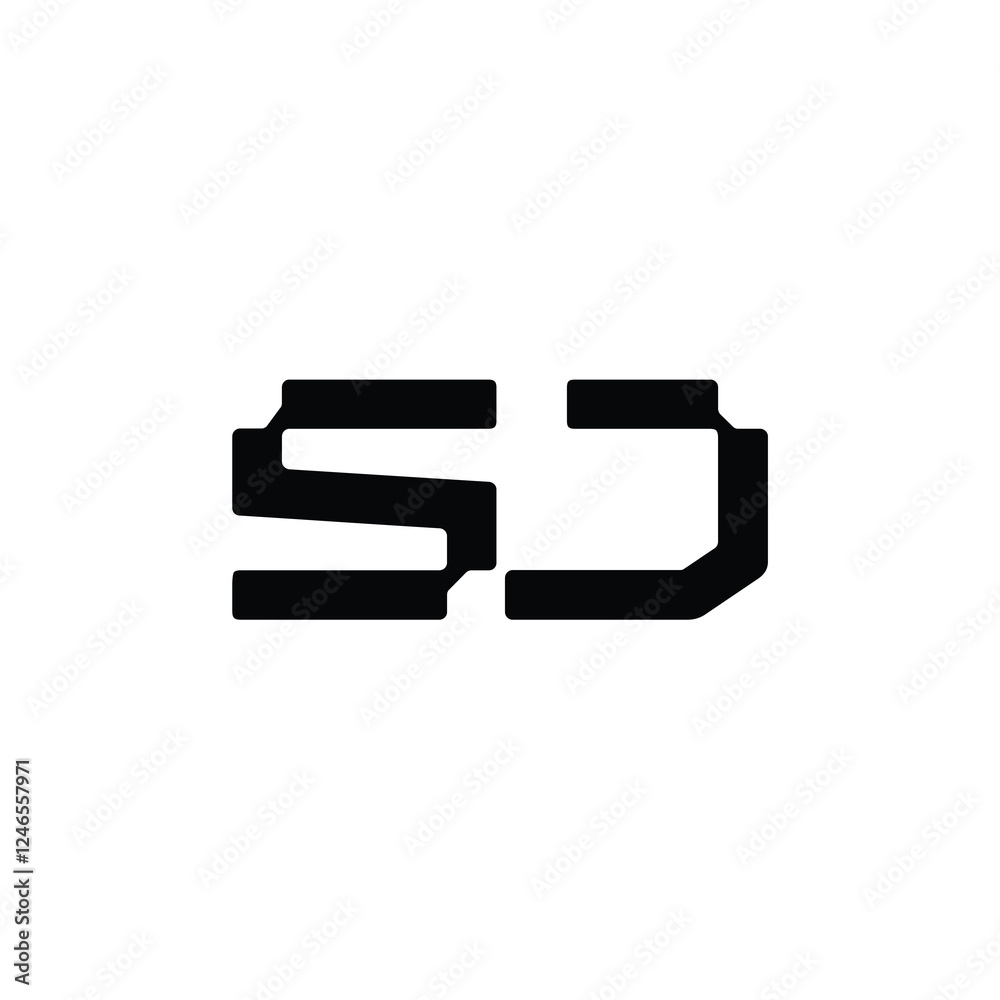 SJ monogram logo design letter text name symbol monochrome logotype alphabet character simple logo SJ monogram logo design letter text name symbol monochrome logotype alphabet character simple logo