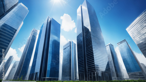 Wallpaper Mural modern office buildings Torontodigital.ca