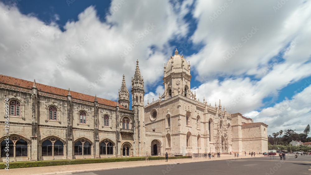 Mosteiro dos Jeronimos, located in the Belem district timelapse hyperlapse of Lisbon, Portugal. Mosteiro dos Jeronimos, located in the Belem district timelapse hyperlapse of Lisbon, Portugal.