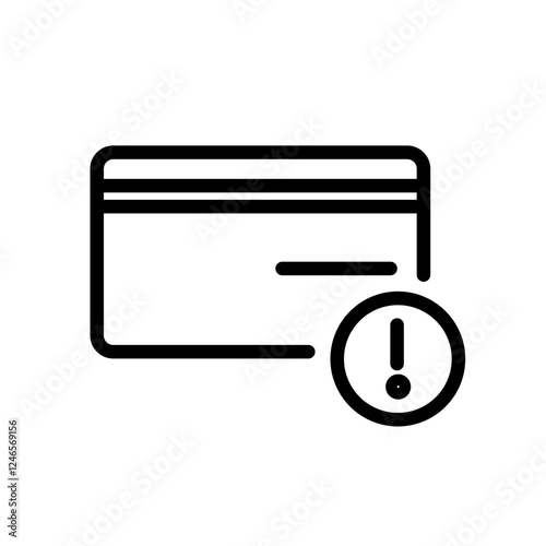 unsuccessful transaction vector icon