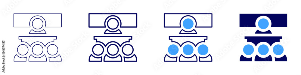 Effective persuasion icon in 4 different styles. Thin Line, Line, Bold Line, Duotone. Duotone style. Editable stroke Effective persuasion icon in 4 different styles. Thin Line, Line, Bold Line, Duotone. Duotone style. Editable stroke