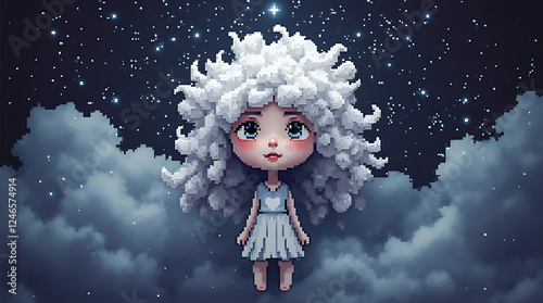doll on a white background
