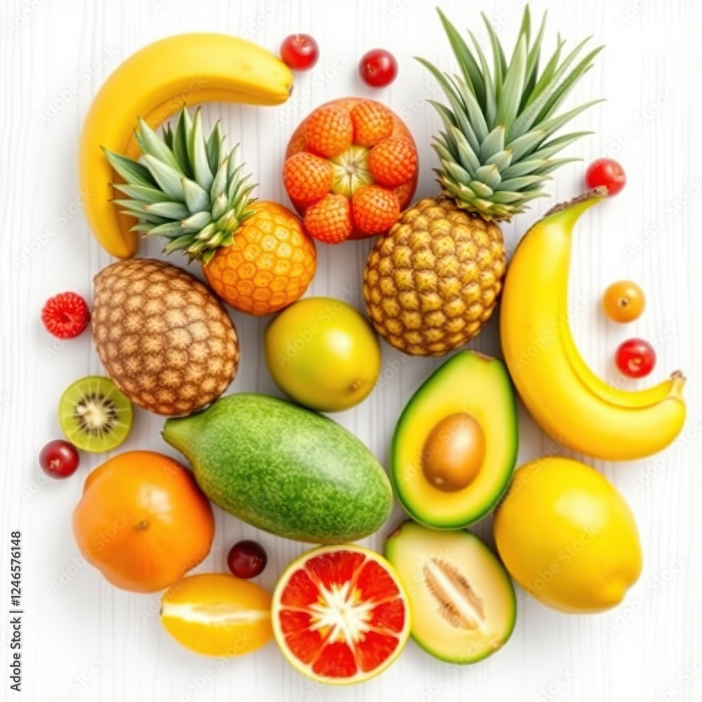 Exotic Fruit Mosaic: Home Accents Rooted in Nature's Art Exotic Fruit Mosaic: Home Accents Rooted in Nature's Art