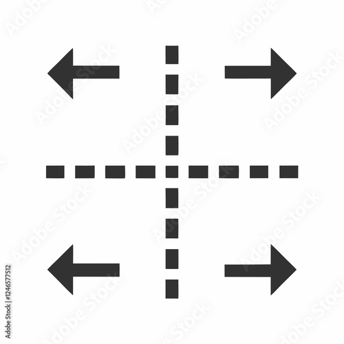 Directional Arrow Icon Set in Minimalist Style