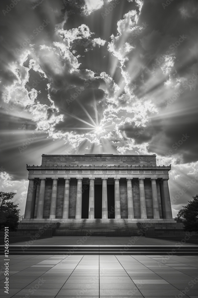 Obraz premium Dramatic sky above 