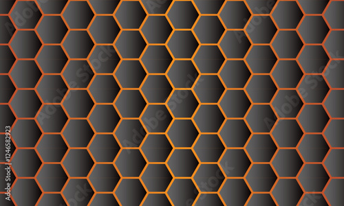 A background made up of hexagonal shapes reminiscent of a honeycomb. The geometric pattern creates a modern and structured look, perfect for technology and design projects